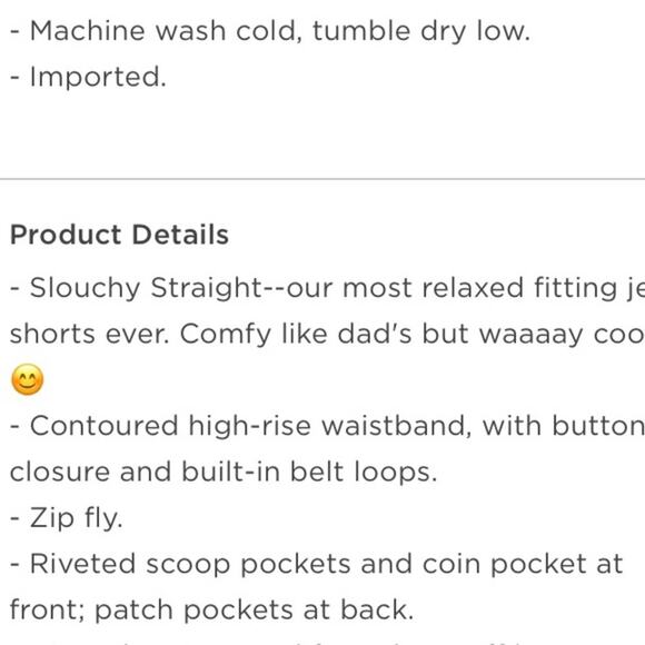 Old Navy light wash High Waisted Slouchy Straight Cutoff Jean Shorts - Picture 10 of 10